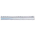 Westcott 40711 Clear Data Processing Magnifying Ruler, 15 In