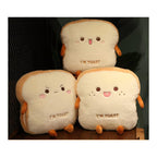 Goylmc Toast Bread Plush Pillow, Bread Stuffed Pillow,Food Plush Pillow With Hand Pocket Great Gift Choice For Kids Adults (15.7