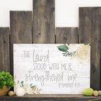 Simply Said, Inc Rustic Pallets 16' X 10.75' Wood Sign - The Lord Stood With Me & Strengthened Me