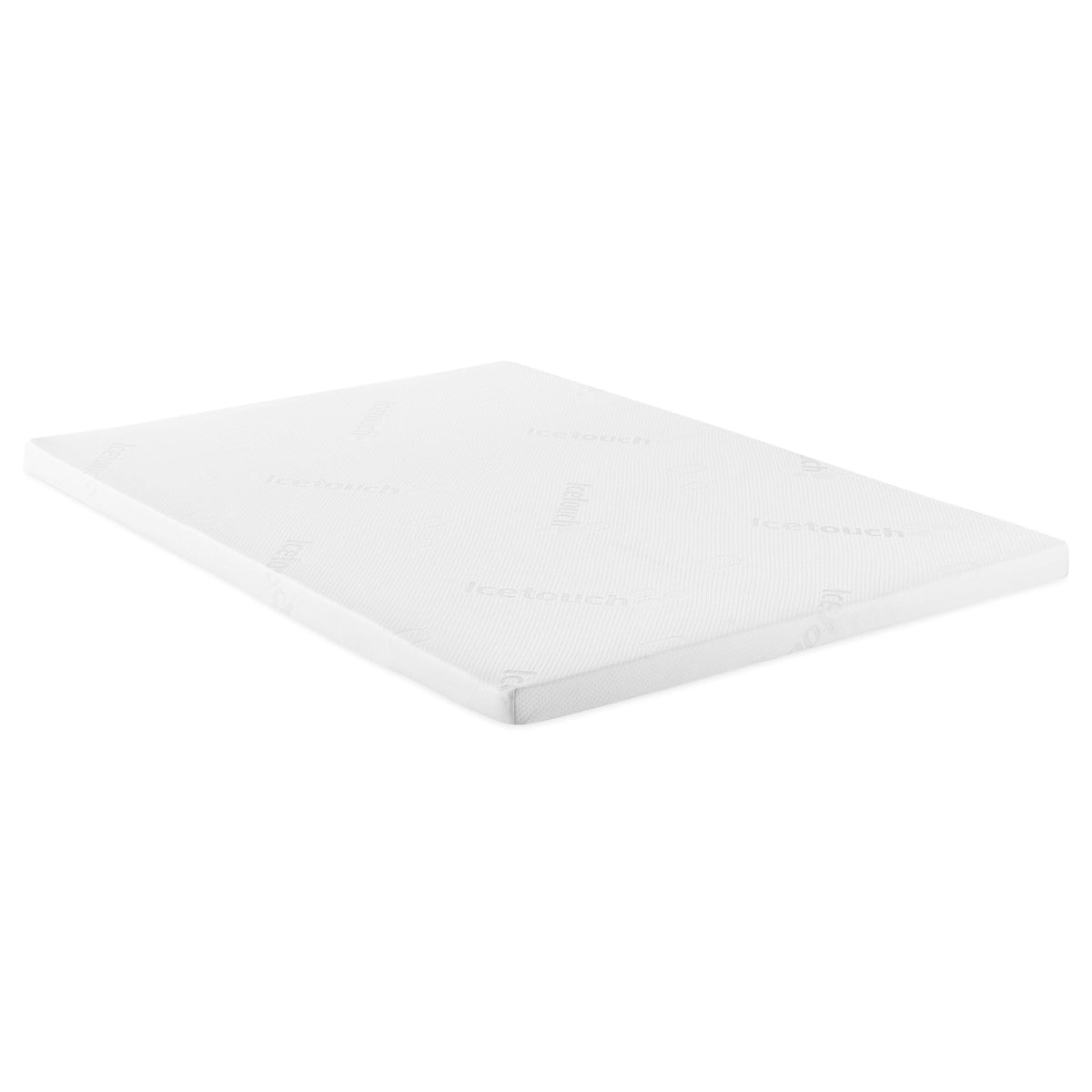 Coaster Home Furnishings Cascade 3 Inch Gel Memory Foam Twin XL Extra Long Size Soft Mattress Topper Ice Cover Certi-PUR Certified Foam White 350419TL