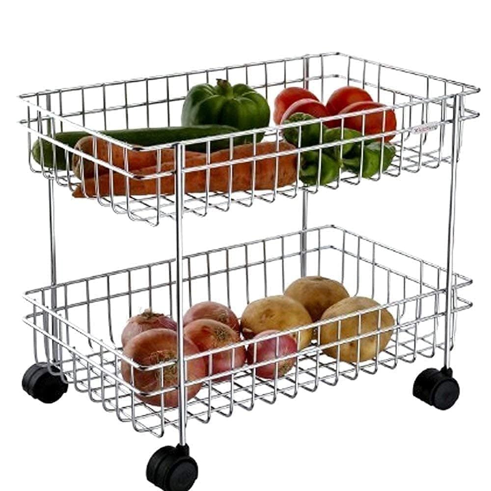 Tekcool Abs Multi Layer Kitchen Rack | Multipurpose Shelf For Utensils, Cutlery & Spices | SpaceSaving Organizer For Home & Pa