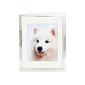 DECANIT 11x14 Picture Frames without Mat & 8x10 Picture Frames with Mat Silver Metal Photo Frames For Wall Decoration-Best Gifts