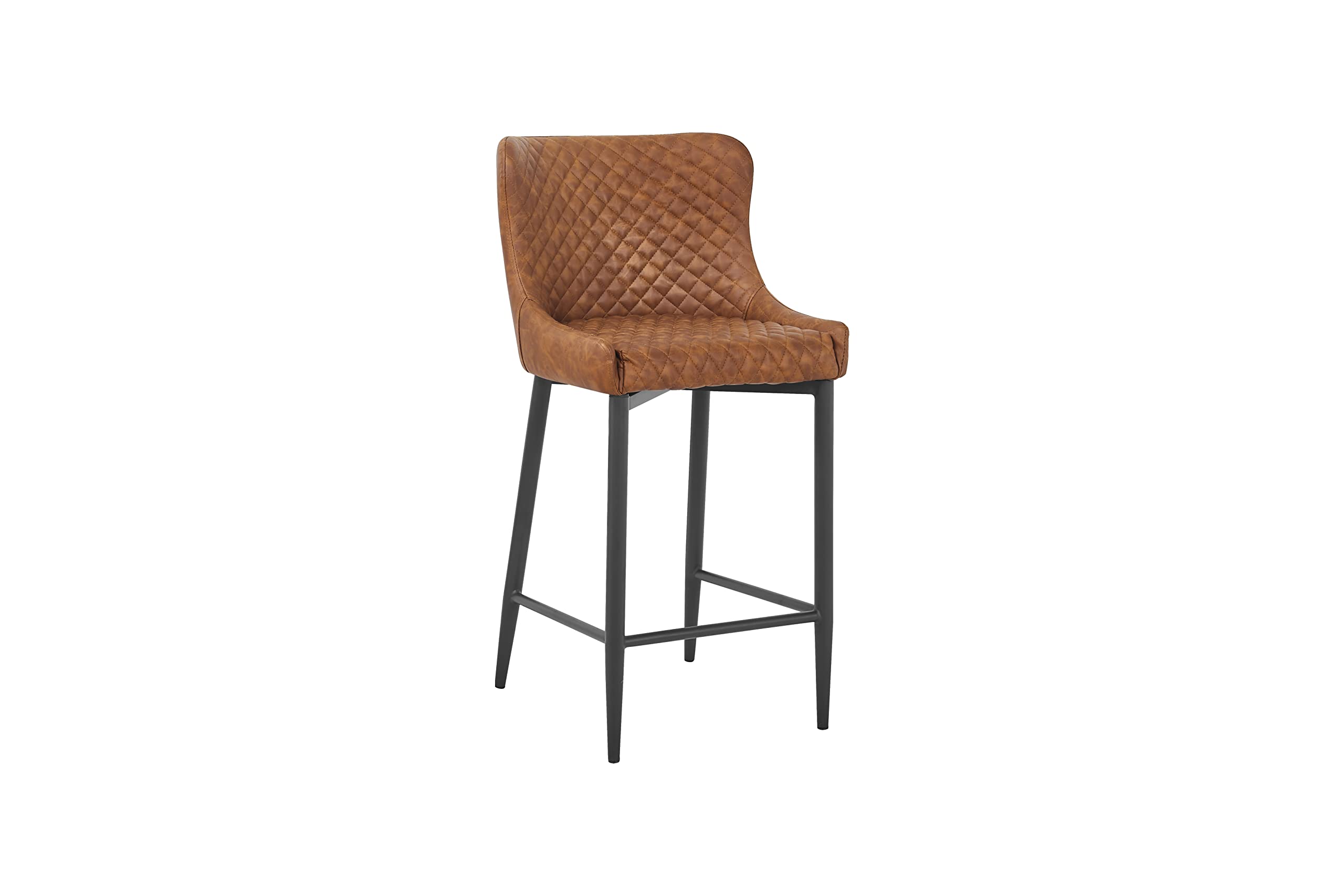 Neos Modern Furniture Upholstered Barstool W/Tufted Seat And Back