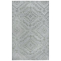 Rizzy Home Alora Decor Emerson 5' X 8' Diamond Grey/Gray/Rust/Blue Hand-Tufted Area Rug