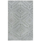 Rizzy Home Alora Decor Emerson 5' X 8' Diamond Grey/Gray/Rust/Blue Hand-Tufted Area Rug