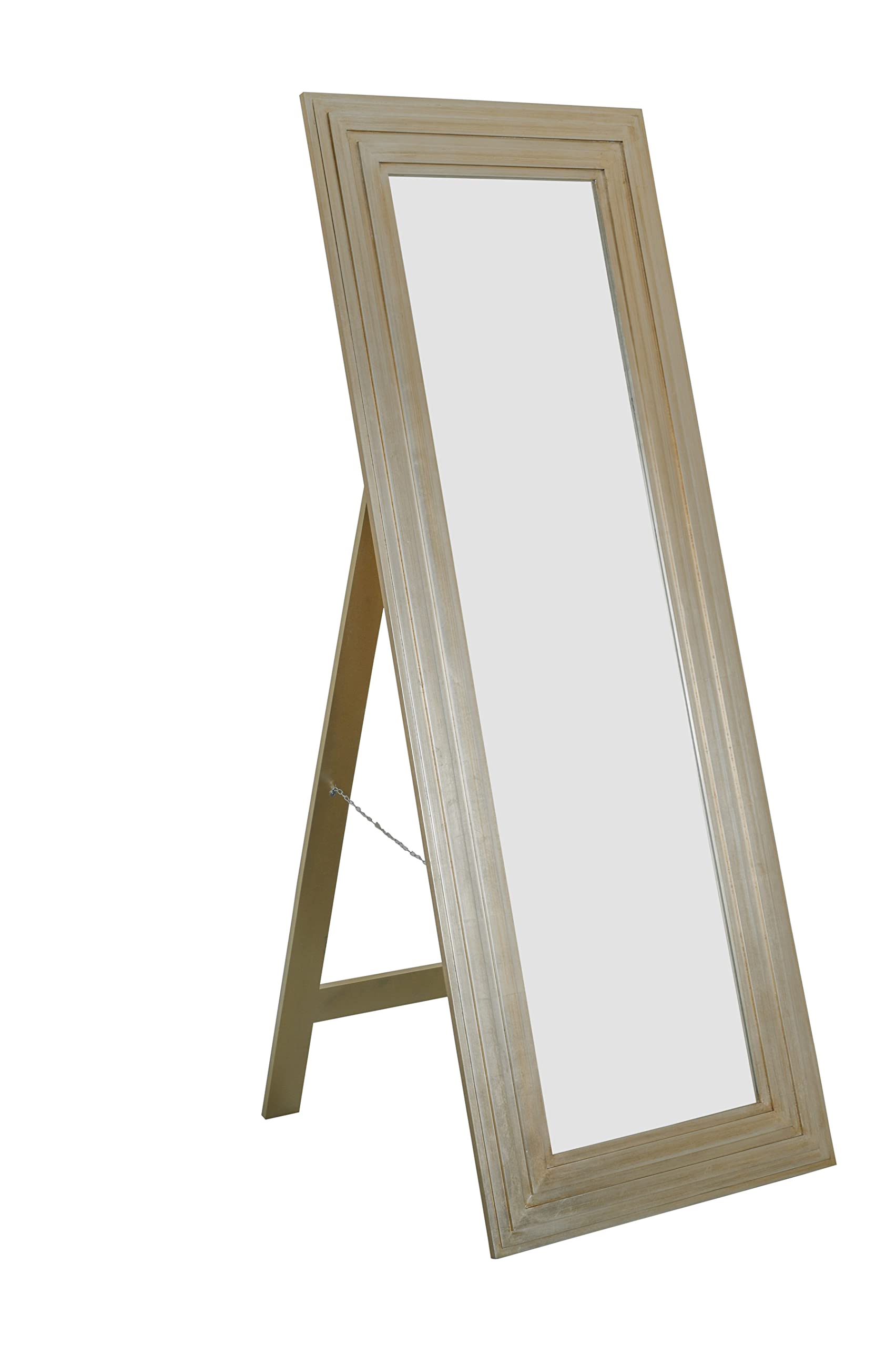 Afd Home Cheval Mirror Silver Rustic Silver