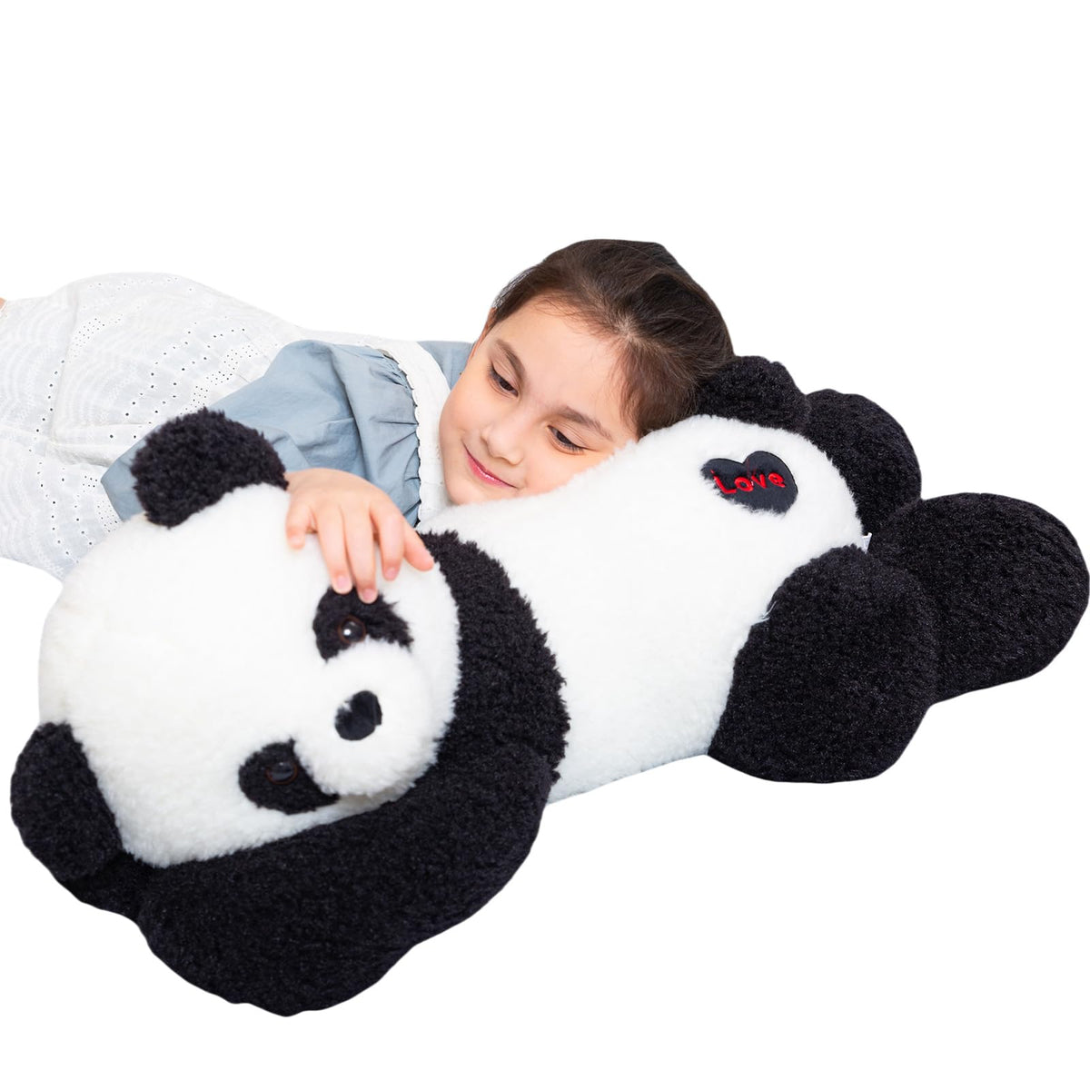 Somao Giant Panda Bear Stuffed Animal Plush Toy Cute Large Panda Soft Hugging Pillow For Kids Girlfriend Sleeping Cushion Gift (