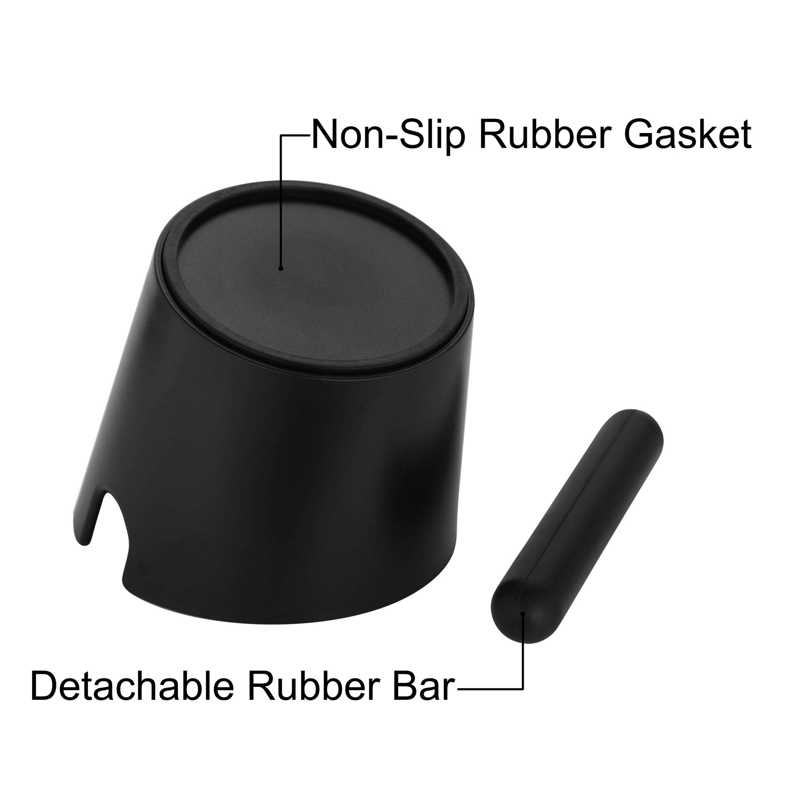 Aptspade Coffee Knock Box Rubber,Coffee Knock Box Container,Coffee Knock Box Small,Espresso Coffee Knock Box