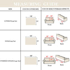 Handontime Beige Couch Covers For 3 Cushion Couch Sofa Cute Sofa Covers With White Daisy Lace Pet Couch Protector Thick Chenille Couch Cover For Dogs Sectional Sofa L Shape Futon Couch, 71' X150'