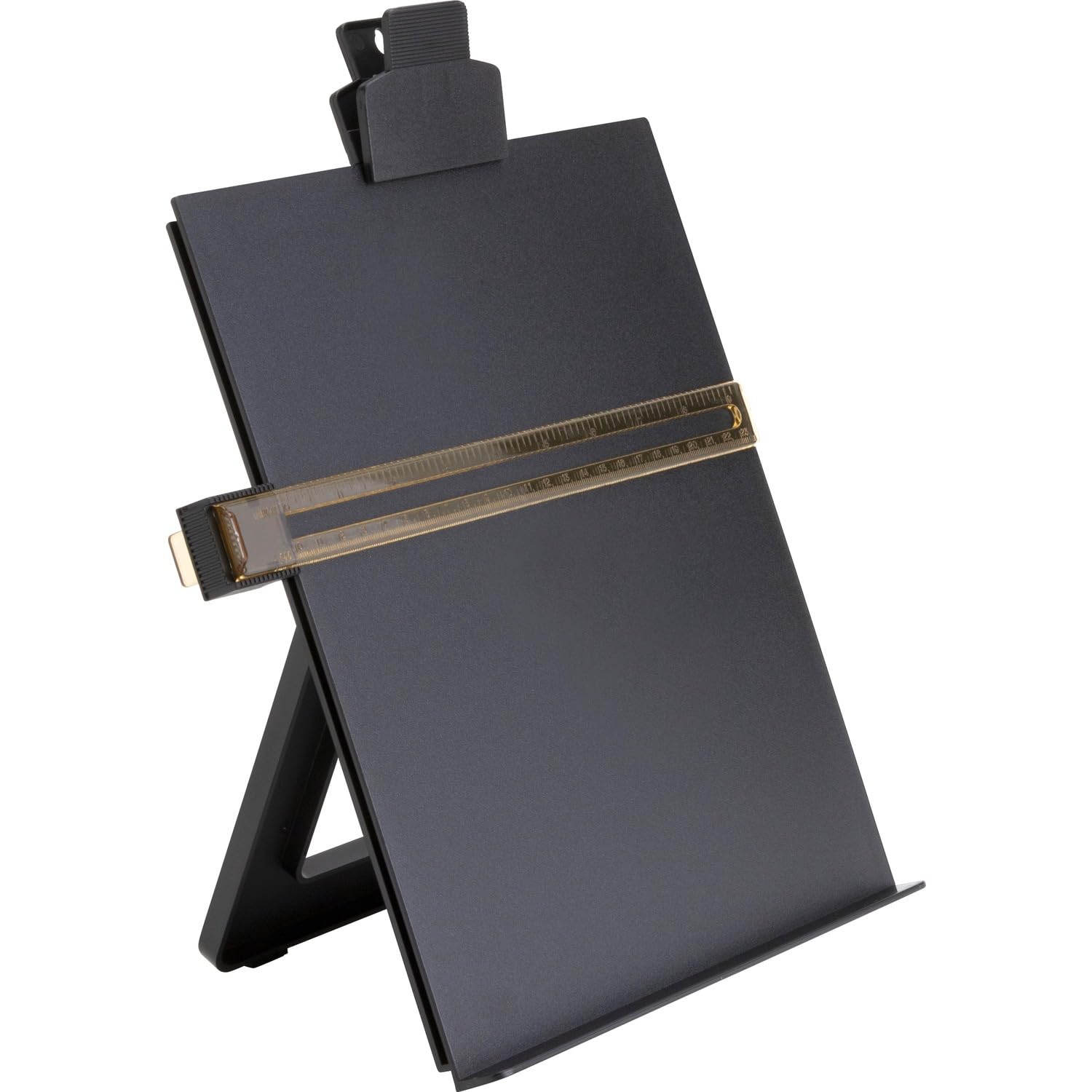 Business Source 38952 Document Holder,Easel,Adj Clip,10-7/8-Inch X1-5/8-Inch X13-3/4-Inch ,Bk