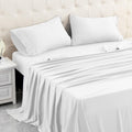 Micoral Full Bed Sheets Set, Soft Breathable Bedding Sheet Set, Sheets Set With 16'' Deep Pocket Design (4 Pieces, Full, Modern