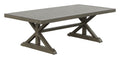 Steve Silver Co Jones Aluminum Coffee Table, Light Brown