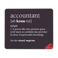 Novelty Accounting Mousepad Accountants Mouse Pad - Accountant Accounting Gift Mug Cup Mousemat 9.2 Inch Mouse Mats Colleague Gi