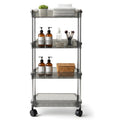 Zolmix Slim Rolling Storage Cart Kitchen Storage Rack Multipurpose Bathroom Storage Organizer Kitchen Organizer Rack Stand, Stor