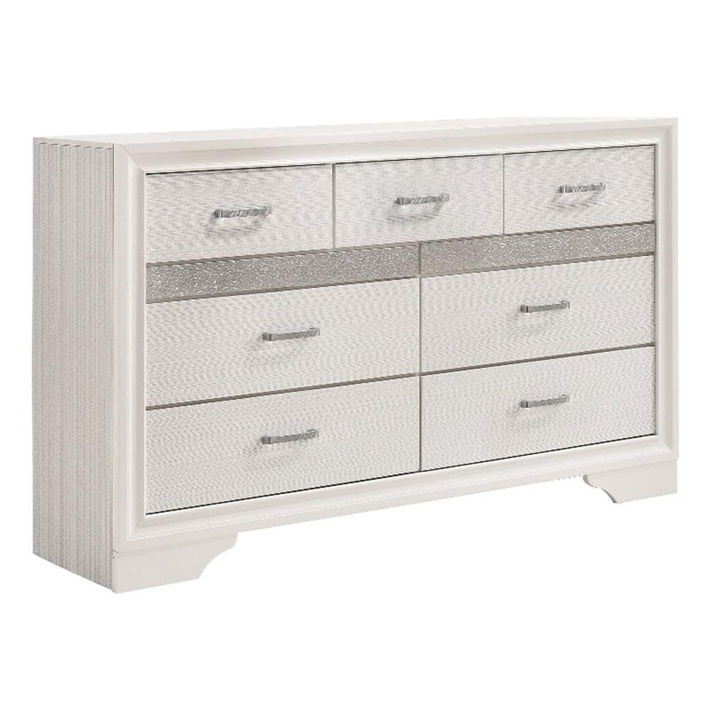 Coaster Home Furnishings 205113 Dresser, White, 63&quot; D x 16.5&quot; W x 38.75&quot; H