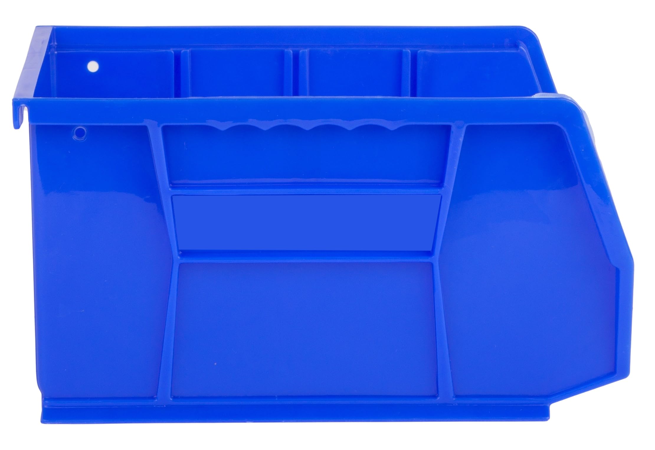 Hudson Exchange 9-1/2'' X 6'' X 5'' Plastic Stackable Storage Bin And Hanging Container (Blue)