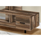 Monarch Specialties I 2611 Tv Stand, 48 Inch, Console, Media Entertainment Center, Storage Drawer, Living Room, Bedroom, Laminate, Brown, Contemporary, Modern