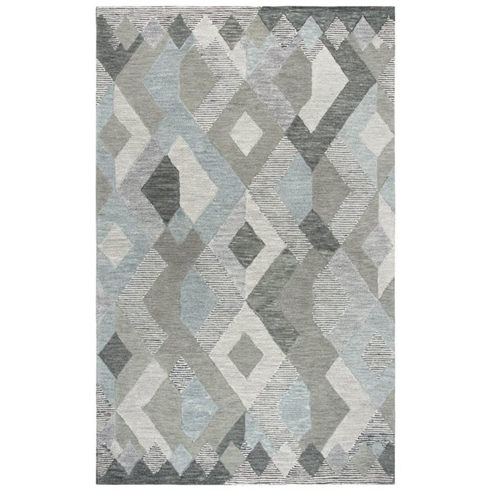 Rizzy Home Alora Decor Geneva 8' X 10' Geometric Natural/Ivory Hand-Tufted Area Rug