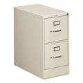 Hon 312Pq 310 Series Two-Drawer, Full-Suspension File, Letter, 26-1/2D, Light Gray