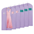 KEEGH 60 in Garment Bags for Hanging Clothes (Set of 6) Purple