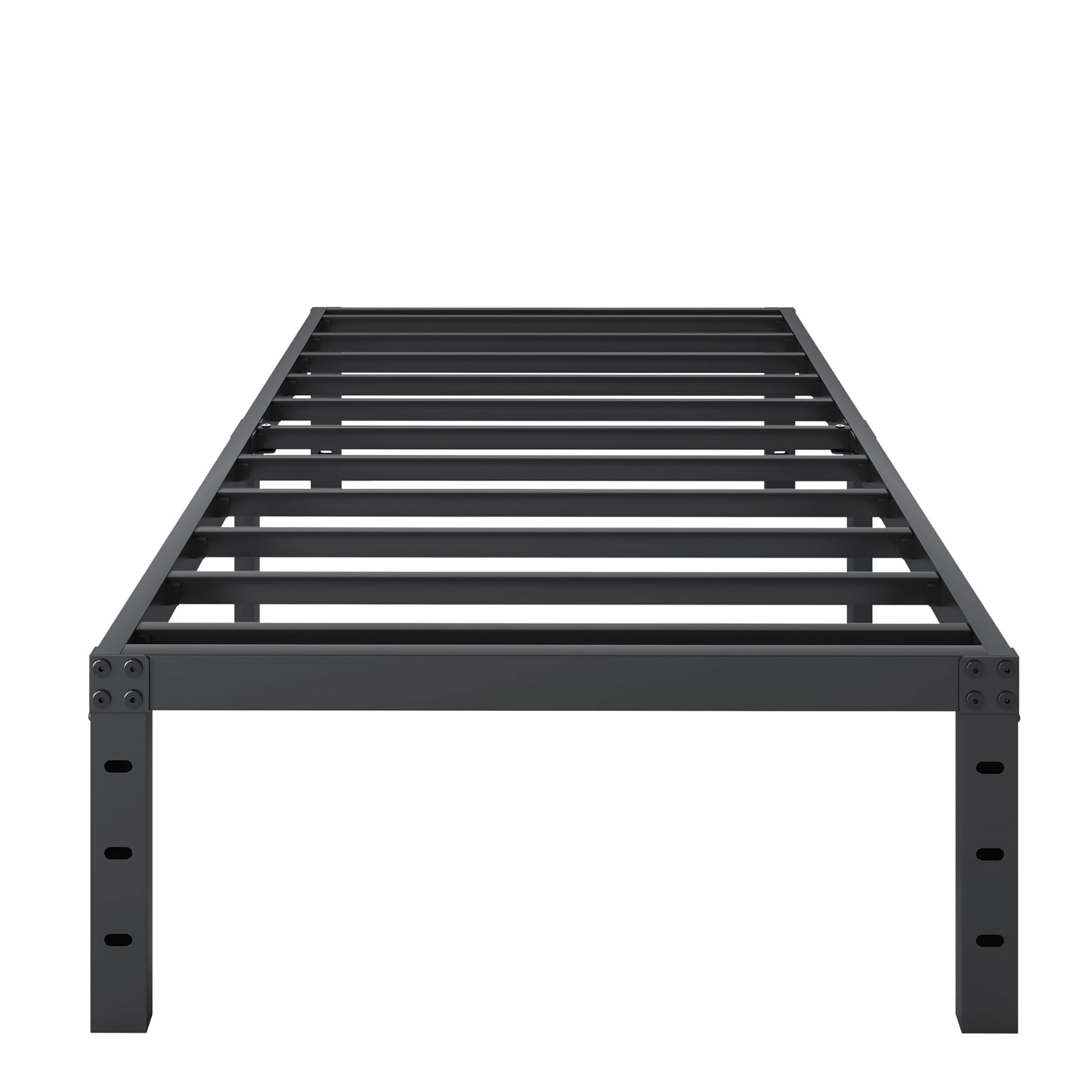 Shland Twin Bed Frames 16 Inch Metal Platform Bed Frame No Box Spring Needed, Twin Size Bed With Heavy Duty Strong Slat Support,