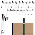 20 Pieces Metal Pen Clips Pencil Holder Clip Snap In Pencil Clips Slide On Pencil Holder Portable Pen Holder Clips For Shirt Poc