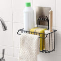 ONISHOMES Stainless Steel Wall Mounted Hanging Storage Holder Bathroom Shower Caddy Basket Shelf Toothbrush Holder Kitchen Towel