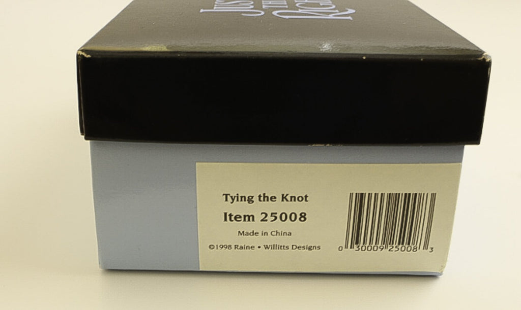 Just The Right Shoe Tying The Knot #25008 Mini Bridal Wedding Heel
