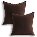 Jeanerlor 26'X26' Set Of 2, Decorative Cotton Linen Chair Throw Pillow Case With Zipper For Sofa Durable Classy, Comfortable C