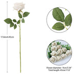 Helera 12Pcs Rose Artificial Flowers Fake Roses Nude Silk Roses Silk Flowers Rose With Long Stems For Wedding Home Party Centerp