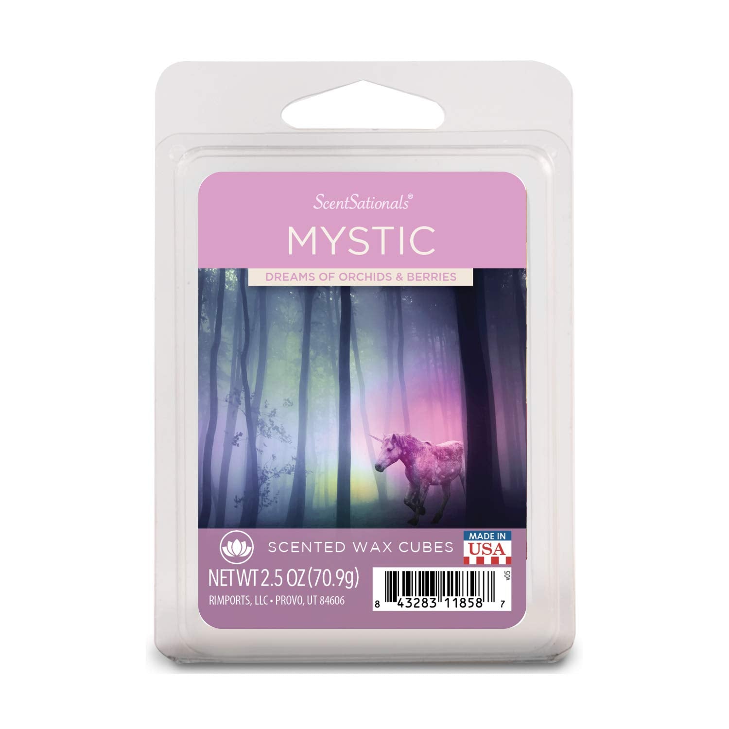 ScentSationals Scented Wax Cubes - Mystic - Fragrance Wax Melts for Warmers - Home Air Freshener Tart Pack - Wickless Candle Hou