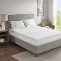 Sleep Philosophy Gel Infused Memory Foam Mattress Topper Luxurious All Season Enhanced Bed Support, Twin(3' Thick), Removable 3