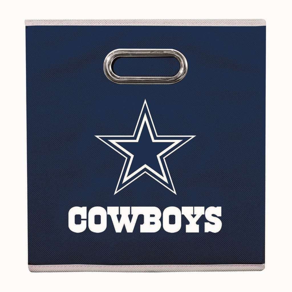 Franklin Sports Nfl Dallas Cowboys Collapsible Storage Bin Nfl Folding Cube Storage Container Fits Bin Organizers Fabric Nfl Tea