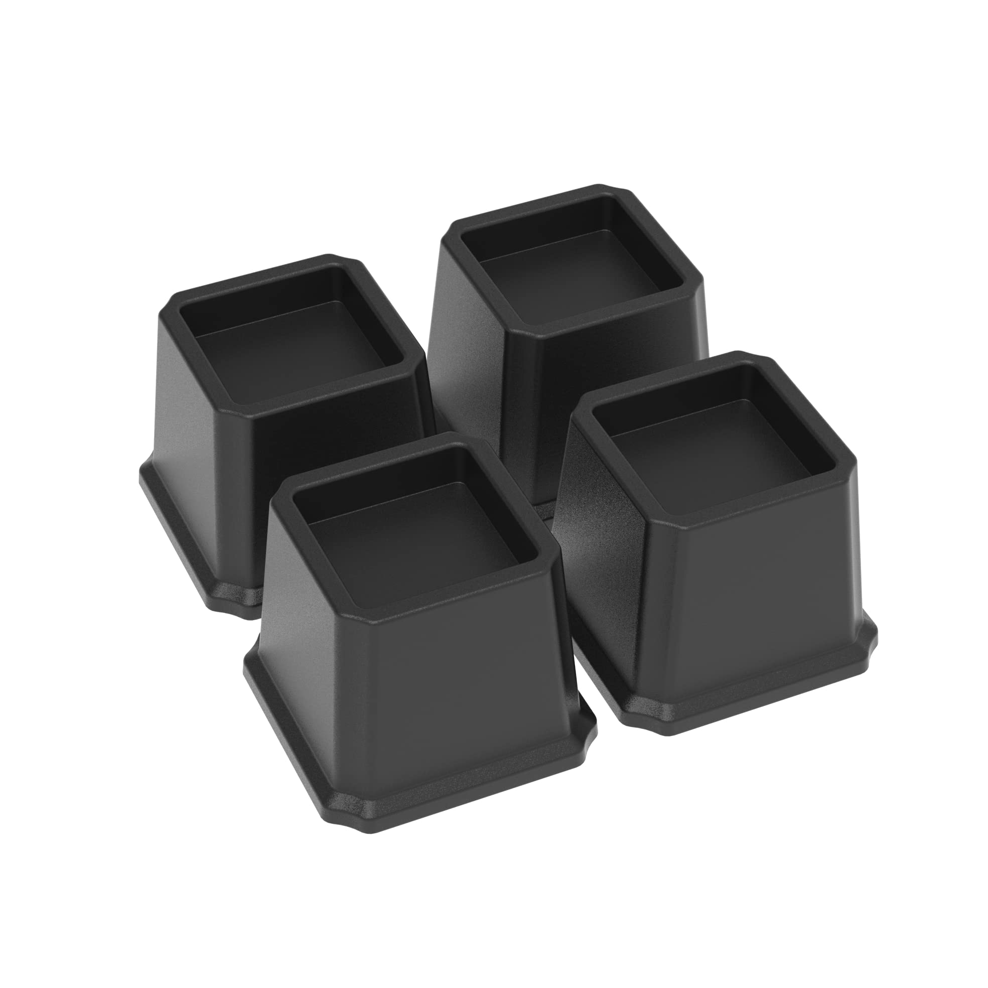 Napnapday Bed Risers 3 Inch Heavy Duty Bed Furniture Elevators, 1,500 ...