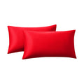 Rainroad Christmas Red Throw Pillows Covers Set Of 2 Soft Velvet Decorative Pillow Covers 12X20 Inch For Couch Bed (Christmas Re