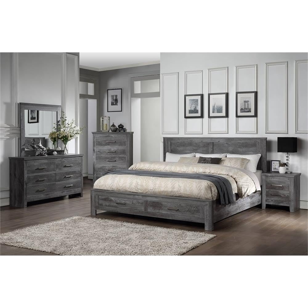 Acme Vidalia Dresser in Rustic Gray Oak