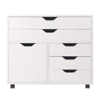 Ergode Wood Halifax 3-Section Mobile Storage Cabinet - Versatile & Compact