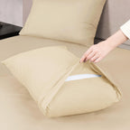 Mejoroom Full Size Sheet Set - Soft Microfiber Bed Sheets - Deep Pocket Fitted Sheet, Breathable, Soft, Wrinkle & Fade Resistant
