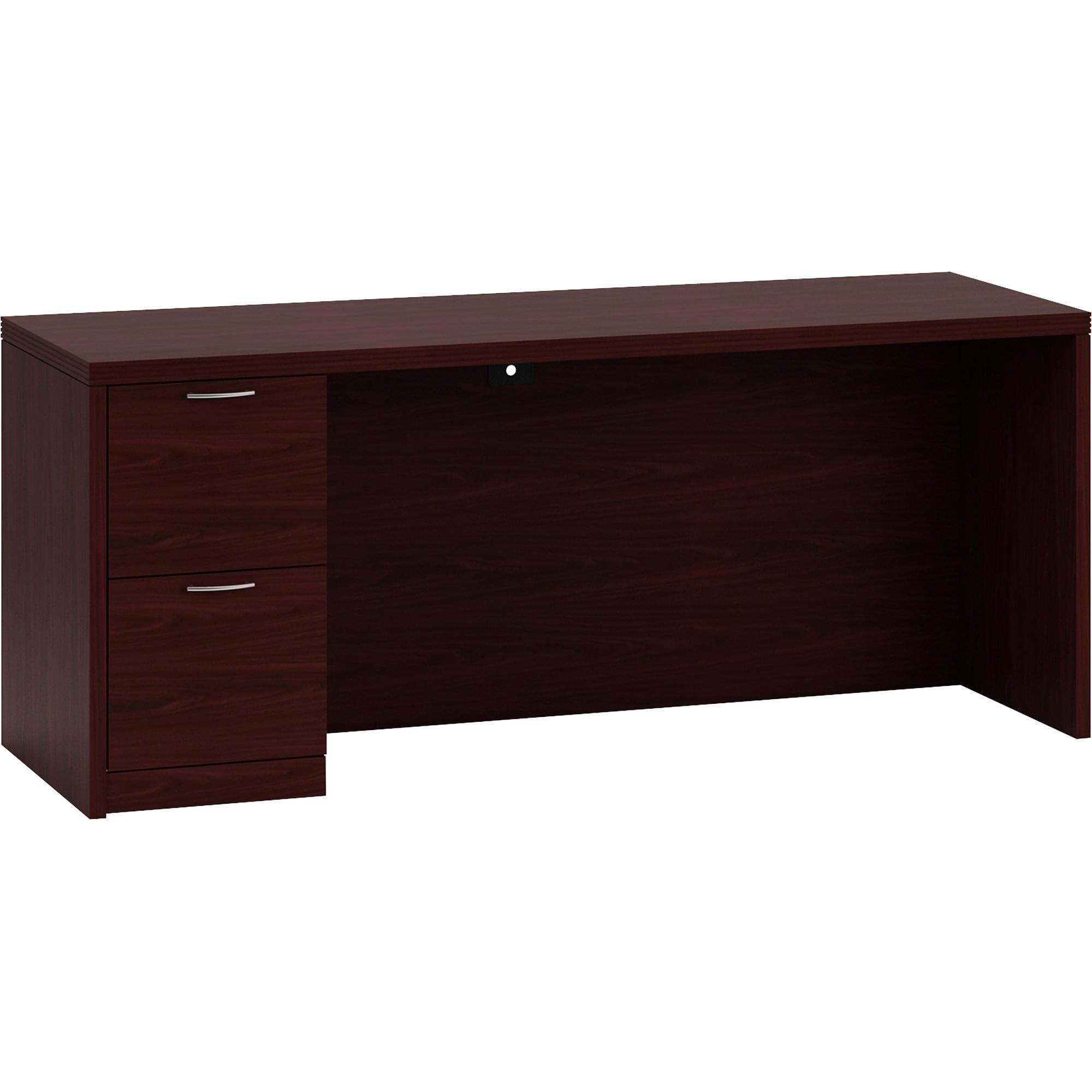 Hon Left Credenza, 72&quot; X 24&quot; X 29-1/2&quot;, Mahogany