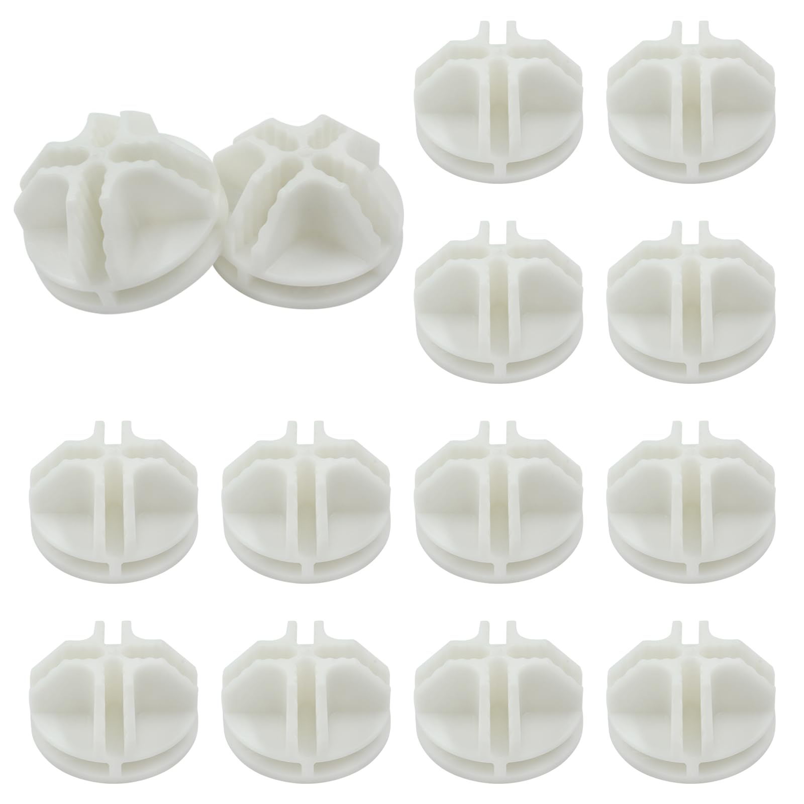 Kyuionty 20 Pcs Wire Cube Connectors, Plastic Grid Cube Organizer Connector For Modular Closet Storage Organizer & Wire Shelving