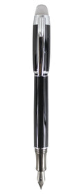 Sipliv Collection Metal Fountain Pen, Gift Boxed, Fashion Design, Shining Black Barrel