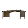 Garden Winds Universal Replacement Pergola Canopy - Stripe Canyon, Durable 350 Polyester, UV & Water Resistant