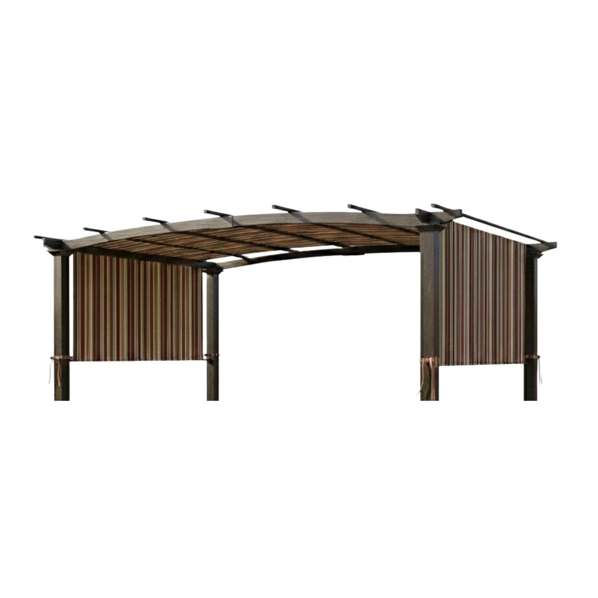 Garden Winds Universal Replacement Pergola Canopy - Stripe Canyon, Durable 350 Polyester, UV & Water Resistant