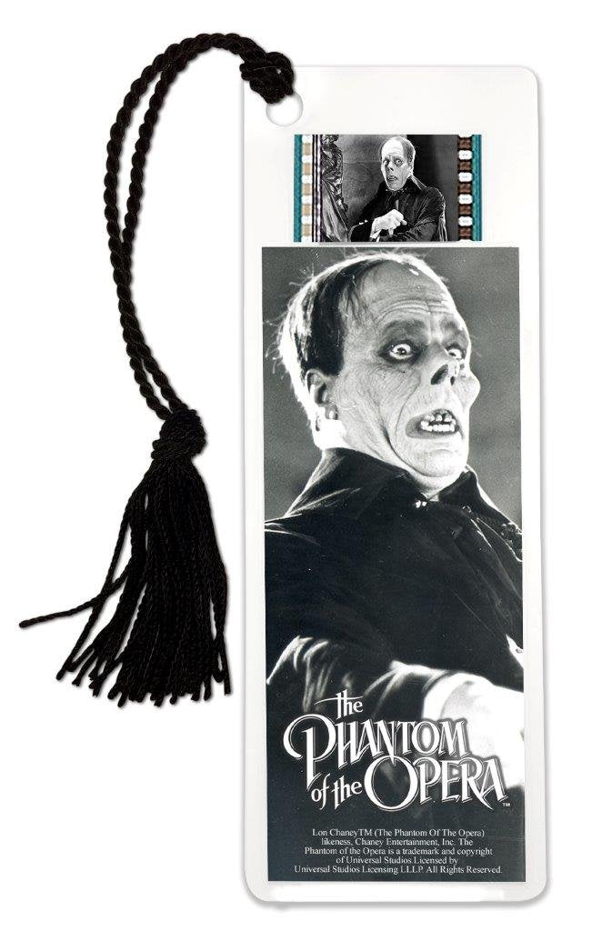 Universal Monsters The Phantom Of The Opera (1925) - Lon Chaney - Laminated 2X6 Filmcells Bookmark With 35Mm Clip Of Film And Ta