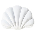 Yrxrus Shell Throw Pillows, White Shell Shaped Pillow, Seashell Decorative Velvet Pillow Ocean Series Cushion For Bedroom Living