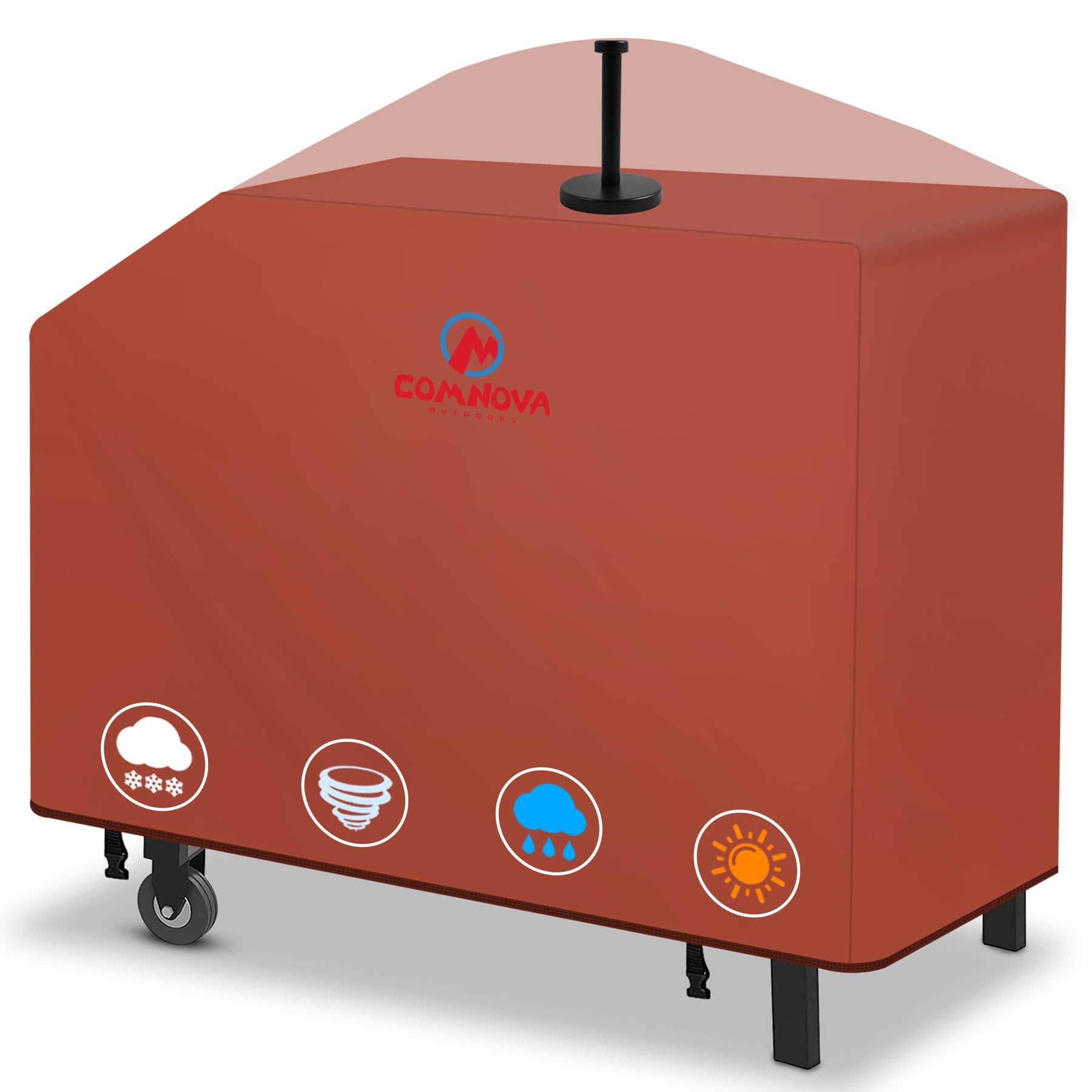 Comnova Griddle Cover For Blackstone 28' Griddle With Single Shelf - 600D Flat Top Grill Cover For Blackstone 28 Inch Single Sh