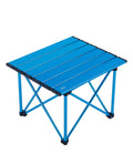 iClimb Ultralight Compact Camping Folding Table with Carry Bag (Reinforced Blue - S)