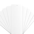 DALIX PVC Vertical Blind Replacement Slat Smooth (White) 10 Pk 82 1/2 x 3 1/2