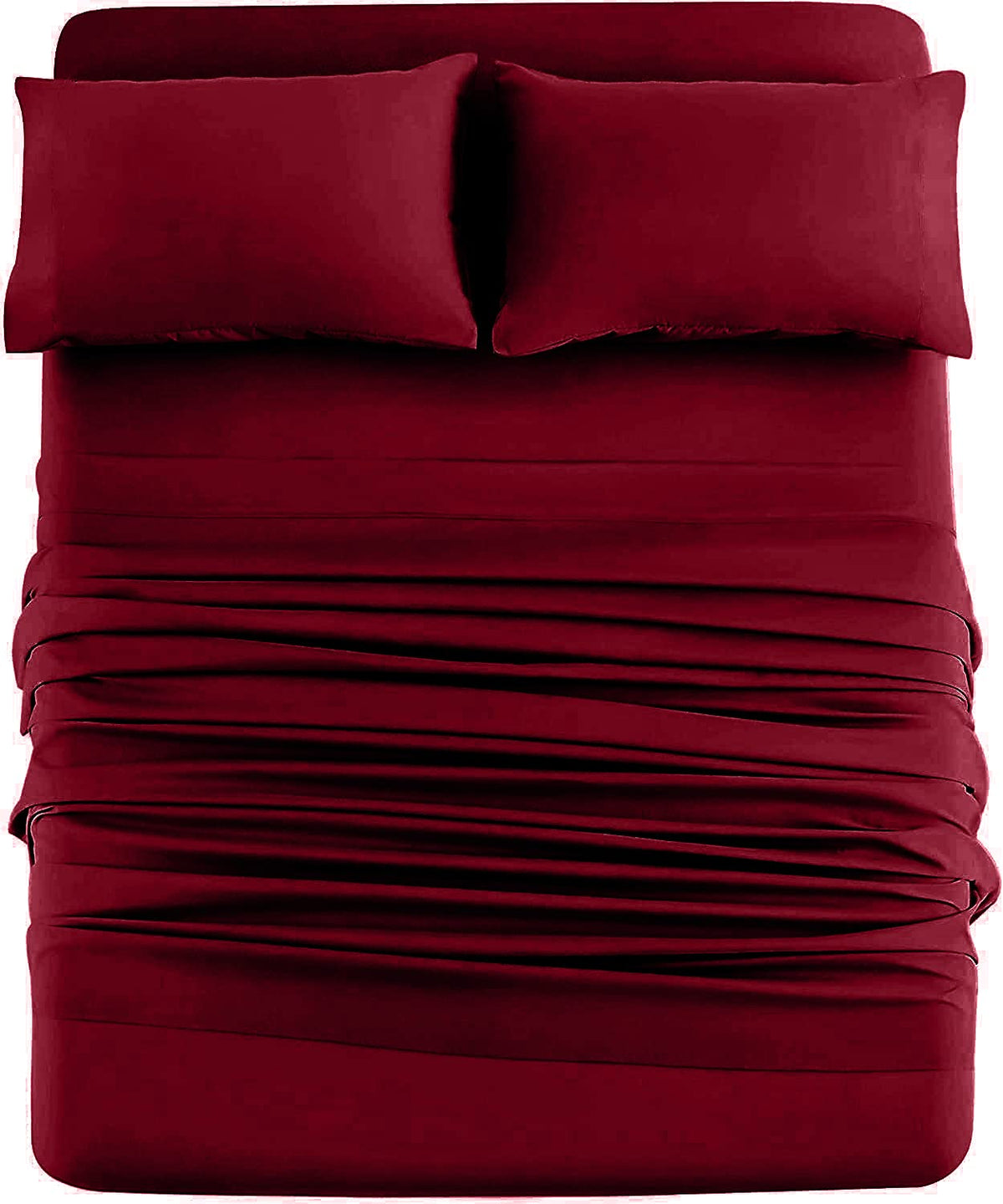 Dan River King Jersey Sheet Set|Luxury Heather 100% Cotton Bed Sheets|T-Shirt Sheets|All Season Bedding|Soft Comfortable Deep Po