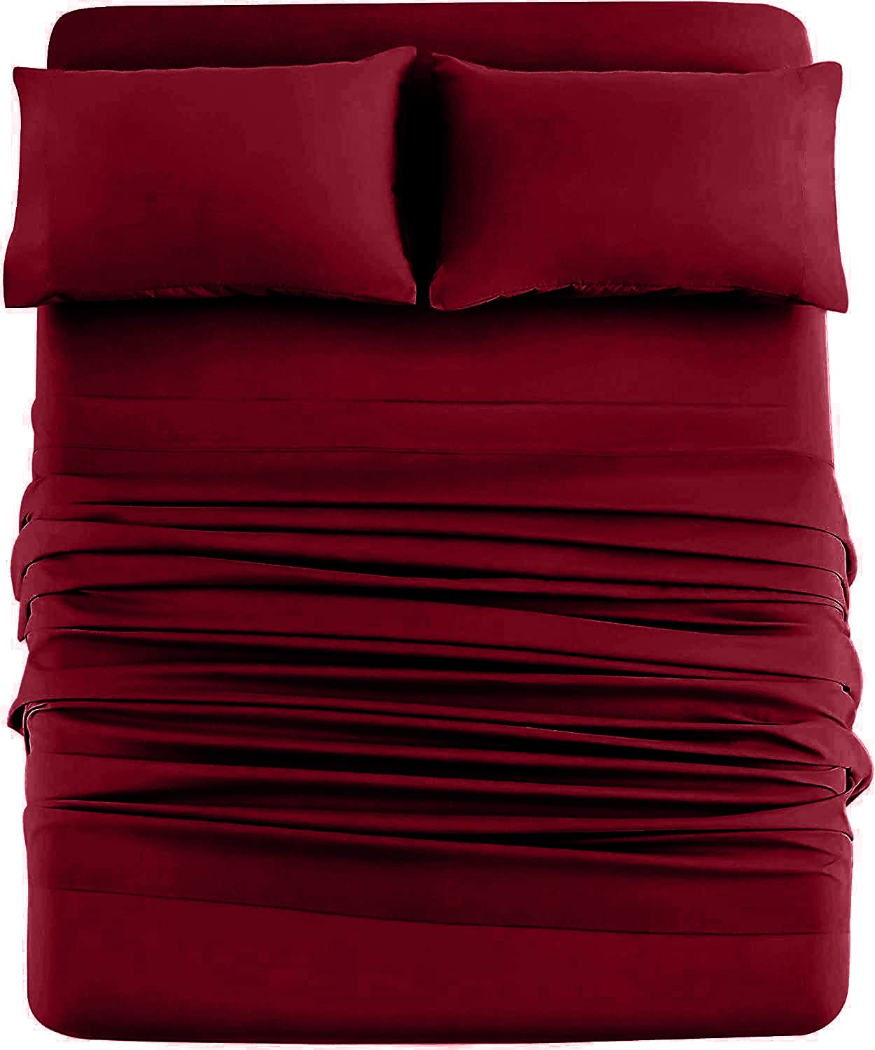 Dan River King Jersey Sheet Set|Luxury Heather 100% Cotton Bed Sheets|T-Shirt Sheets|All Season Bedding|Soft Comfortable Deep Po